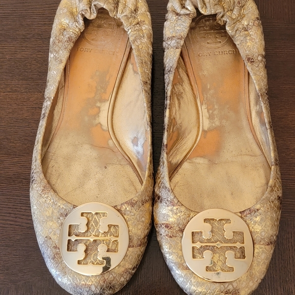 2 pair Tory Burch Reva flats size 7 1/2 - Picture 5 of 6